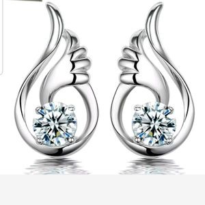 Angel Wings Swarovski Elements Earrings